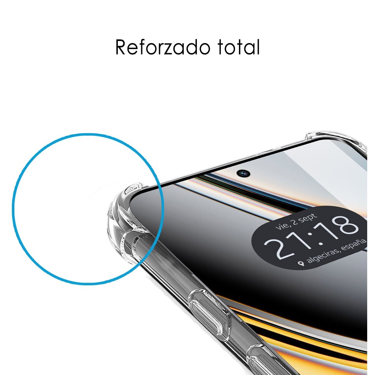 Funda Silicona Antigolpes Transparente para Realme 11 Pro / 11 Pro+ Plus