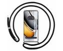 Funda Colgante Transparente para Realme 11 Pro / 11 Pro+ Plus con Cordon Negro