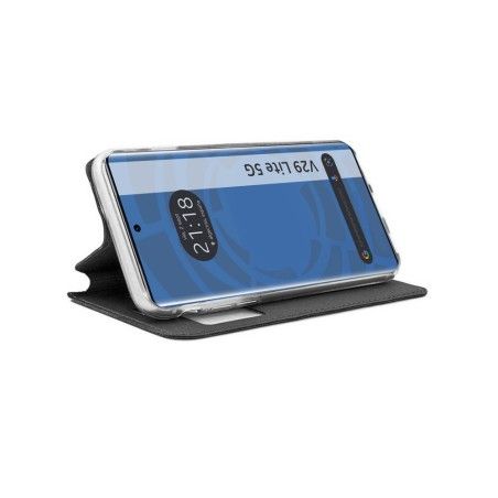 Funda Libro Soporte con Ventana para Vivo V29 Lite 5G color Negra