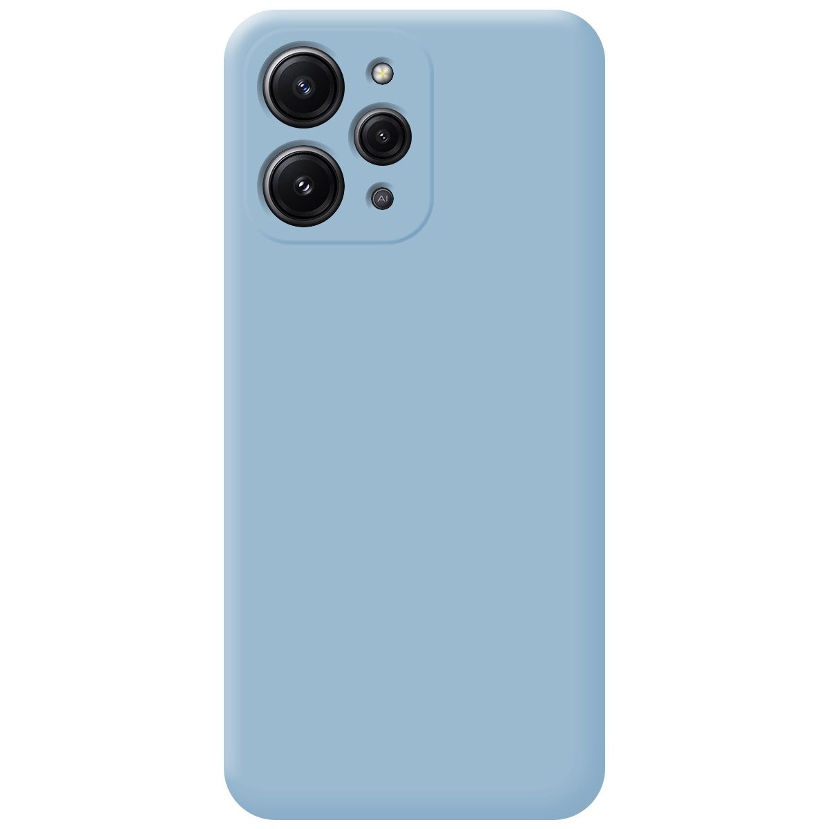Funda Silicona Líquida Ultra Suave compatible con Xiaomi Redmi 12 color Azul