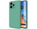 Funda Silicona Líquida Ultra Suave compatible con Xiaomi Redmi 12 color Verde