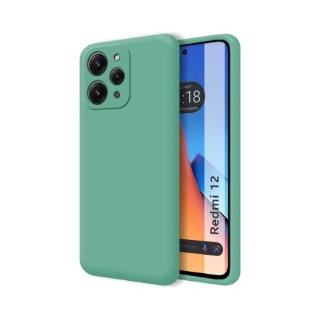 Funda Silicona Líquida Ultra Suave compatible con Xiaomi Redmi 12 color Verde