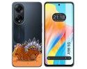 Funda Silicona Transparente para Oppo A98 5G diseño Bufalo Dibujos