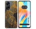 Funda Silicona Transparente para Oppo A98 5G diseño Hojas Dibujos
