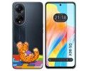 Funda Silicona Transparente para Oppo A98 5G diseño Leopardo Dibujos