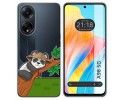 Funda Silicona Transparente para Oppo A98 5G diseño Panda Dibujos