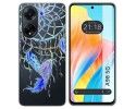 Funda Silicona Transparente para Oppo A98 5G diseño Plumas Dibujos