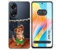 Funda Silicona Transparente para Oppo A98 5G diseño Suricata Dibujos