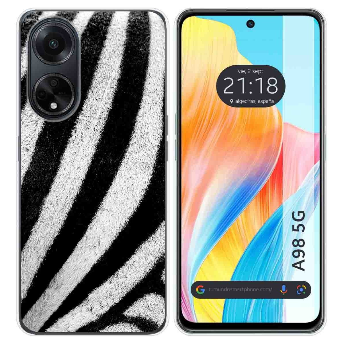 Funda Silicona para Oppo A98 5G diseño Animal 02 Dibujos