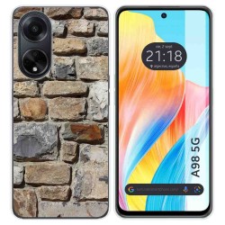 Funda Silicona para Oppo A98 5G diseño Ladrillo 03 Dibujos