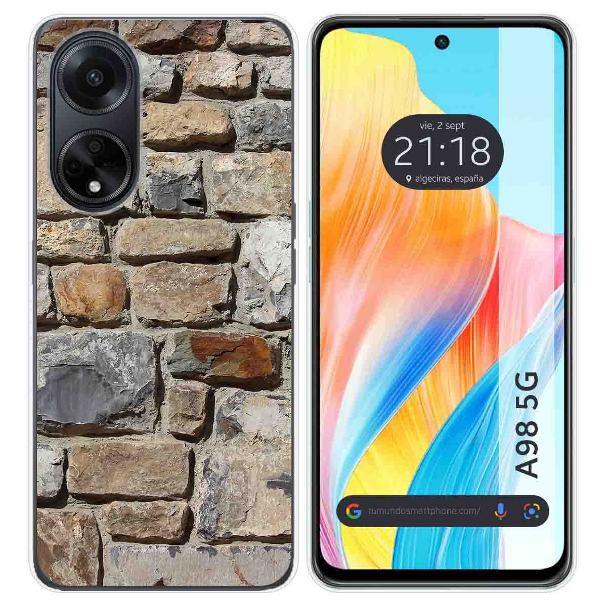 Funda Silicona para Oppo A98 5G diseño Ladrillo 03 Dibujos
