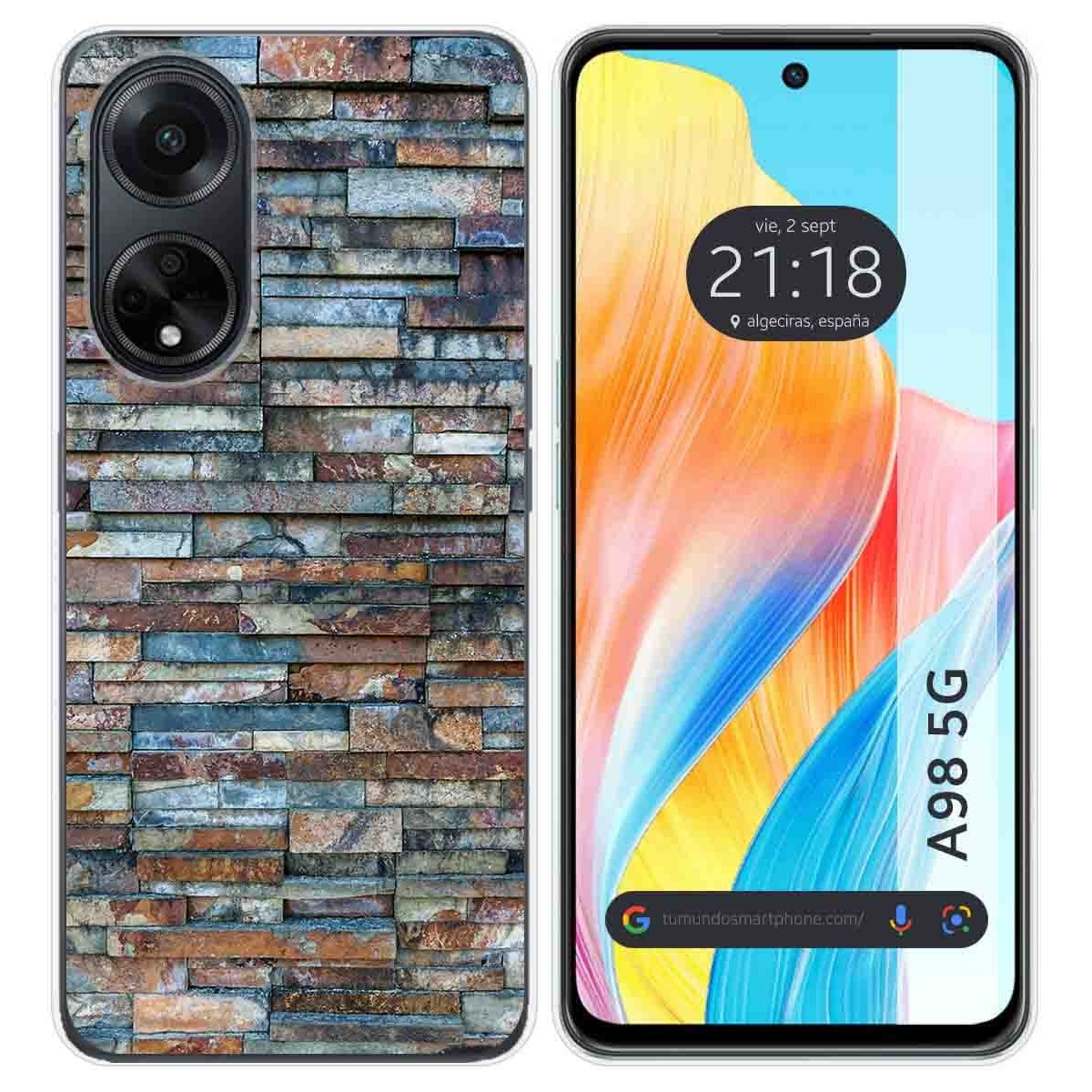 Funda Silicona para Oppo A98 5G diseño Ladrillo 05 Dibujos