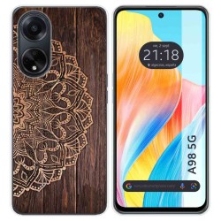 Funda Silicona para Oppo A98 5G diseño Madera 06 Dibujos
