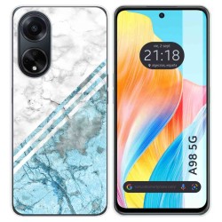 Funda Silicona para Oppo A98 5G diseño Mármol 02 Dibujos