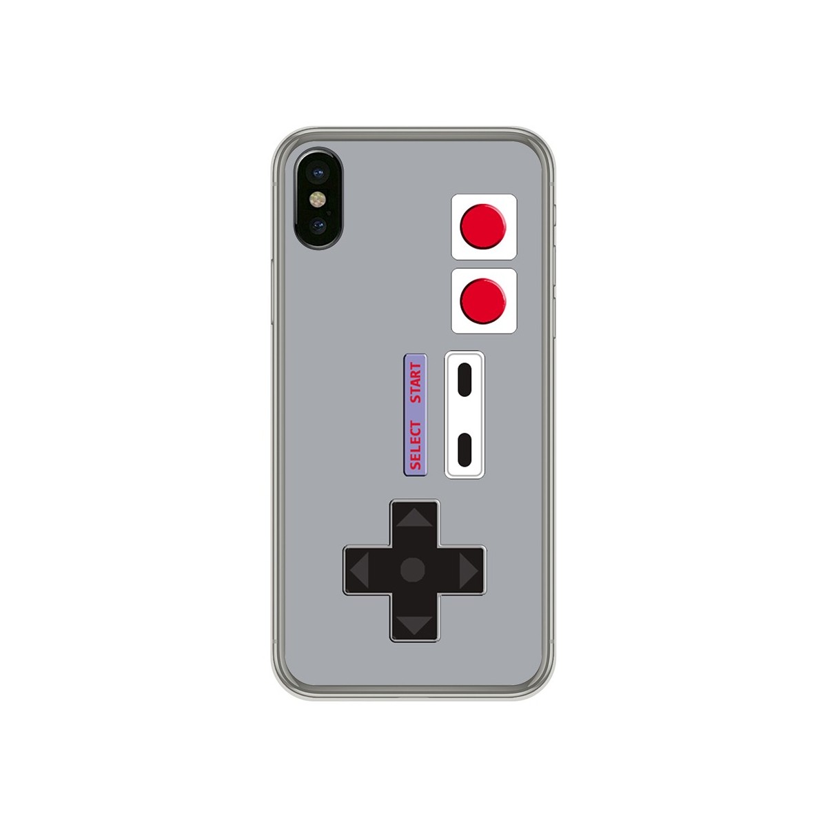 Funda Gel Tpu para Iphone X / XS Diseño Consola Dibujos