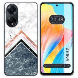 Funda Silicona para Oppo A98 5G diseño Mármol 05 Dibujos