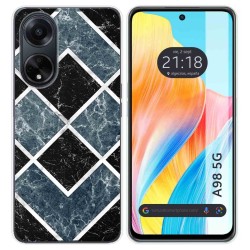 Funda Silicona para Oppo A98 5G diseño Mármol 06 Dibujos
