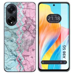 Funda Silicona para Oppo A98 5G diseño Mármol 08 Dibujos