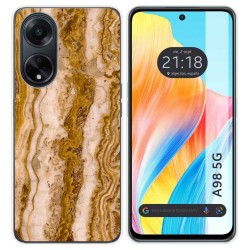 Funda Silicona para Oppo A98 5G diseño Mármol 10 Dibujos