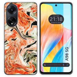 Funda Silicona para Oppo A98 5G diseño Mármol 12 Dibujos