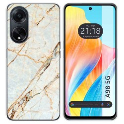 Funda Silicona para Oppo A98 5G diseño Mármol 13 Dibujos