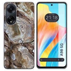 Funda Silicona para Oppo A98 5G diseño Mármol 14 Dibujos