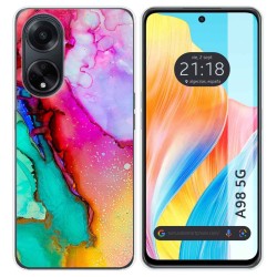 Funda Silicona para Oppo A98 5G diseño Mármol 15 Dibujos