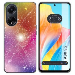 Funda Silicona para Oppo A98 5G diseño Abstracto Dibujos