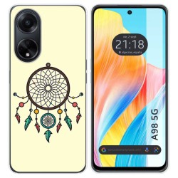 Funda Silicona para Oppo A98 5G diseño Atrapasueños Dibujos