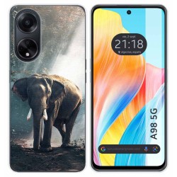 Funda Silicona para Oppo A98 5G diseño Elefante Dibujos