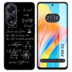 Funda Silicona para Oppo A98 5G diseño Formulas Dibujos