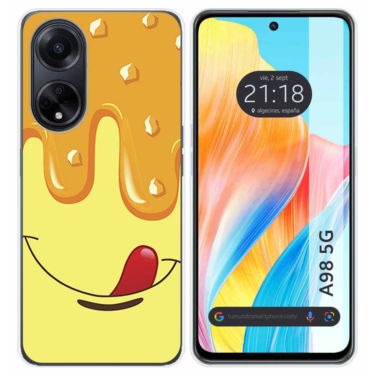 Funda Silicona para Oppo A98 5G diseño Helado Vainilla Dibujos