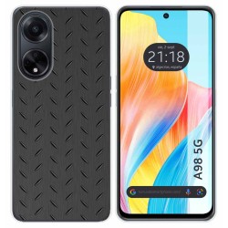 Funda Silicona para Oppo A98 5G diseño Metal Dibujos