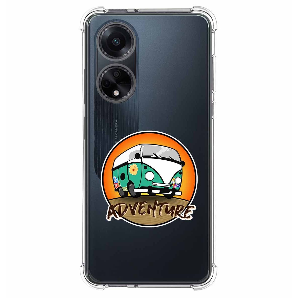 Funda Silicona Antigolpes para Oppo A98 5G diseño Adventure Dibujos