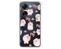 Funda Silicona Antigolpes para Oppo A98 5G diseño Cerdos Dibujos