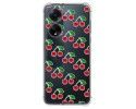 Funda Silicona Antigolpes para Oppo A98 5G diseño Cerezas Dibujos