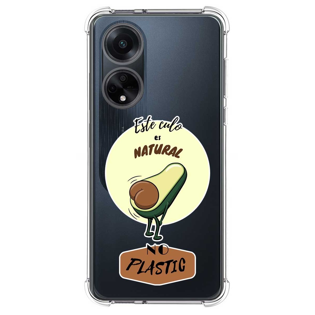 Funda Silicona Antigolpes para Oppo A98 5G diseño Culo Natural Dibujos