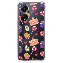 Funda Silicona Antigolpes para Oppo A98 5G diseño Dulces 01 Dibujos