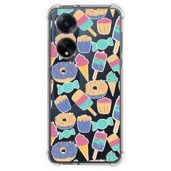 Funda Silicona Antigolpes para Oppo A98 5G diseño Dulces 02 Dibujos