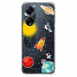 Funda Silicona Antigolpes para Oppo A98 5G diseño Espacio Dibujos