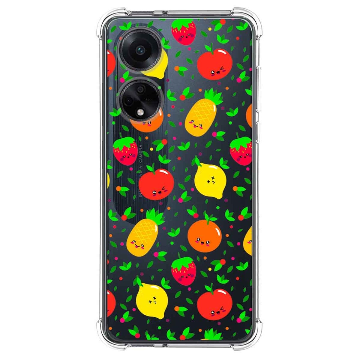 Funda Silicona Antigolpes para Oppo A98 5G diseño Frutas 01 Dibujos
