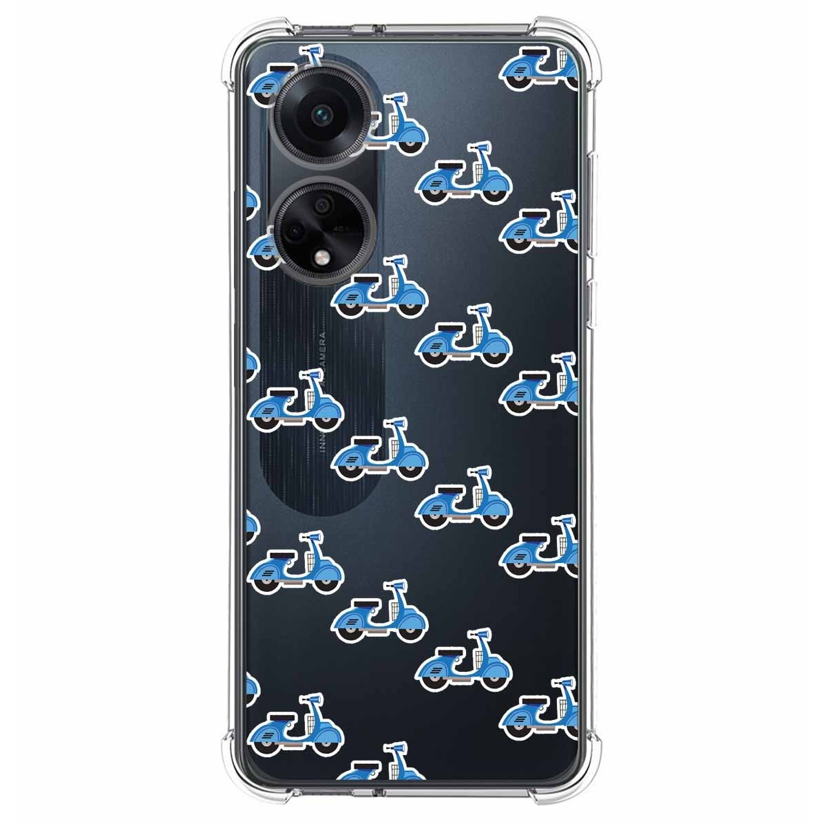 Funda Silicona Antigolpes para Oppo A98 5G diseño Scooter Dibujos