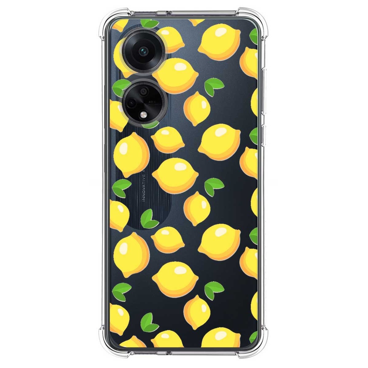 Funda Silicona Antigolpes para Oppo A98 5G diseño Limones Dibujos