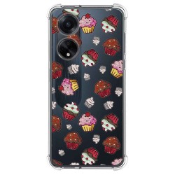Funda Silicona Antigolpes para Oppo A98 5G diseño Muffins Dibujos