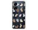 Funda Silicona Antigolpes para Oppo A98 5G diseño Perros Dibujos