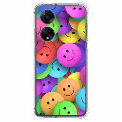 Funda Silicona Antigolpes para Oppo A98 5G diseño Smile Dibujos