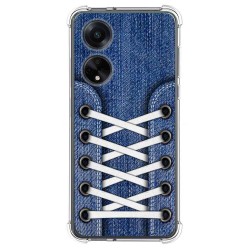 Funda Silicona Antigolpes para Oppo A98 5G diseño Zapatillas 01 Dibujos