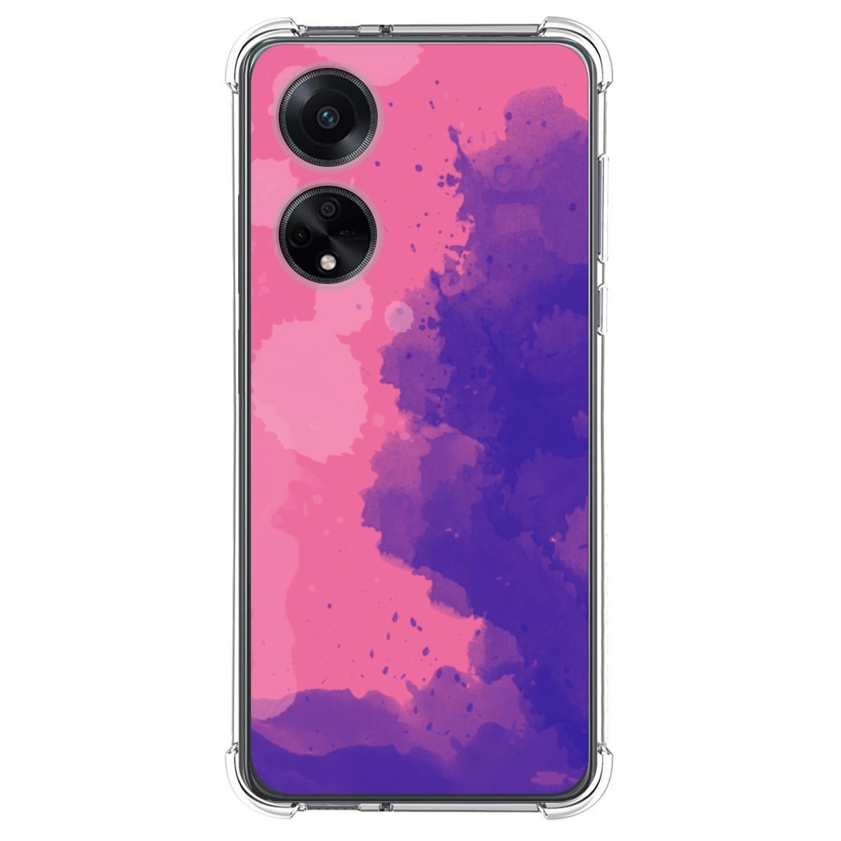 Funda Silicona Antigolpes para Oppo A98 5G diseño Acuarela 07 Dibujos