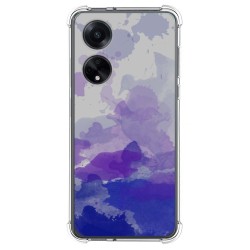 Funda Silicona Antigolpes para Oppo A98 5G diseño Acuarela 09 Dibujos