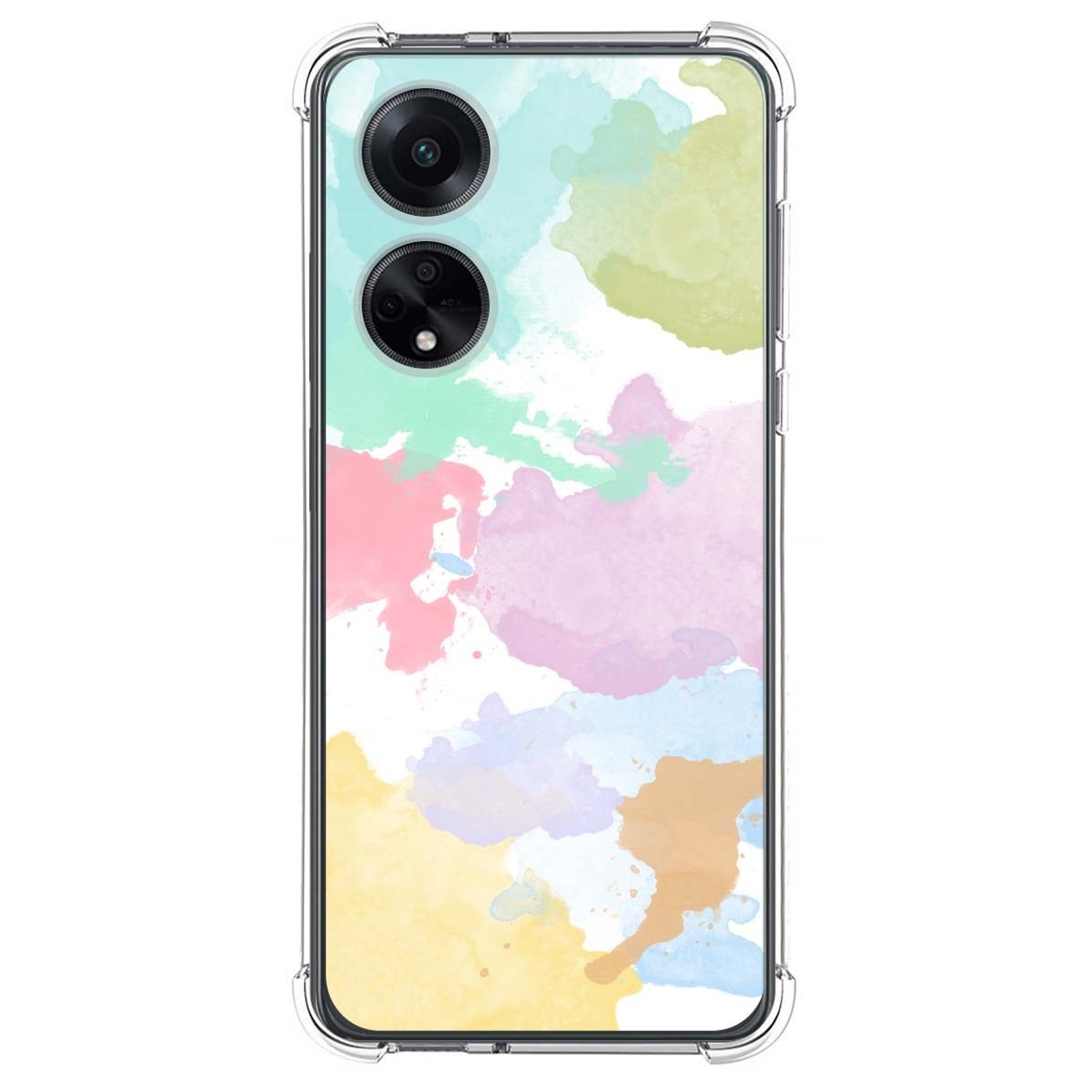 Funda Silicona Antigolpes para Oppo A98 5G diseño Acuarela 11 Dibujos